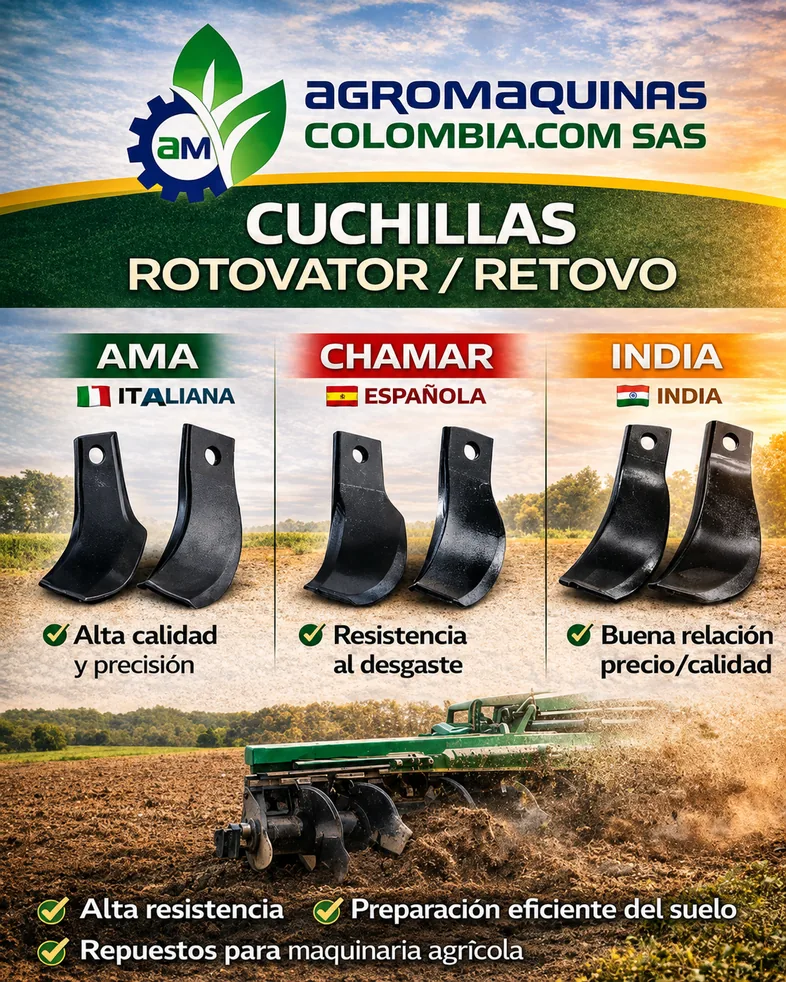 Cuchillas rotovator