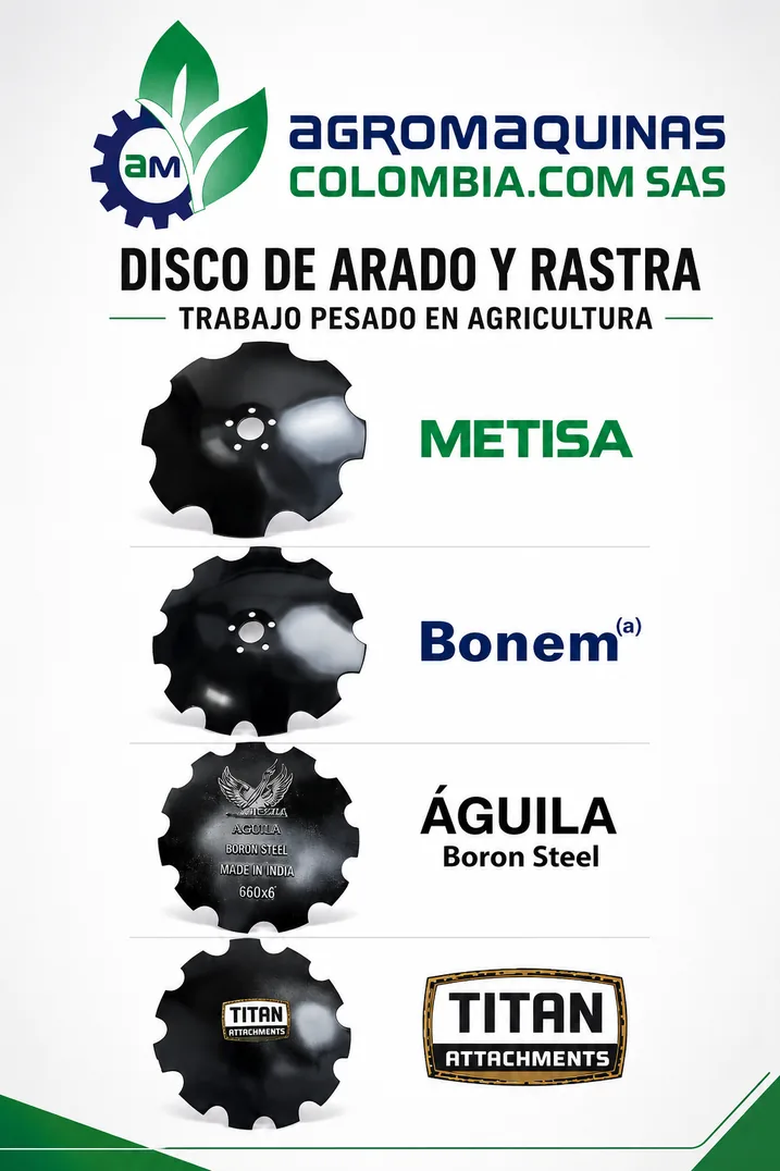 Discos de arado y rastra