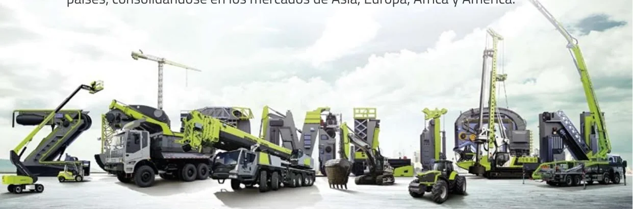 Línea de equipos Zoomlion